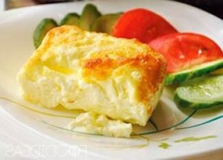 omlet z warzywami do diety keto