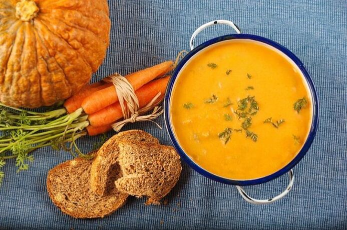 zupa z puree warzywnego na zapalenie żołądka