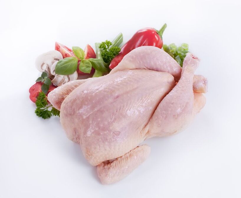 Trzeciego dnia diety „6 płatków można jeść kurczaka w nieograniczonych ilościach. 